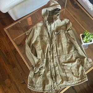 TALULA Military Green Utility Jacket